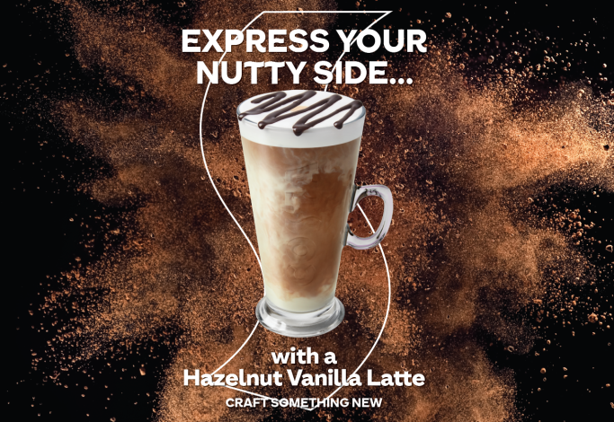 costa coffee hazelnut latte
