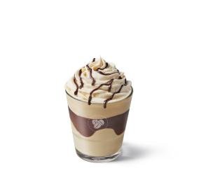 white choc hazelnut frappe